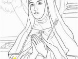 Saint Coloring Pages St Teresa Of Avila Catholic Coloring Page