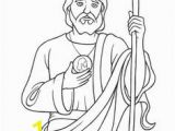 Saint Jude Coloring Page 81 Best Saints Images