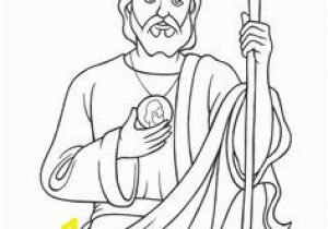 Saint Jude Coloring Page 81 Best Saints Images