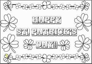 Saint Patrick S Day Coloring Pages St Patricks Day Free Printables Printable St Patrick Day Coloring