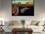 Salvador Dali Wall Mural Salvador Dali the Persistence Memory Melting Clocks Art Salvador Dal¬ Canvas Persistence Memory