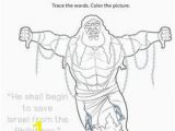 Samson Coloring Pages for Kids 74 Best Samson Images