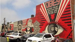 San Diego Wall Mural Obey San Go