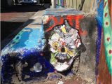 San Francisco Wall Mural Booz Skull Balmy Alley Jonathan Nafarrete Schotte Street