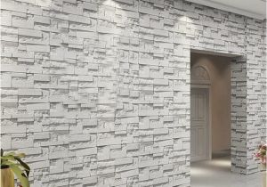 Sandstone Wall Murals 3d Embossed Vinyl Wallpaper Mural Papel De Parede Modern Stone Brick