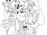 Sans Undertale Coloring Pages Undertale Coloring Pages Printable Projects to Try