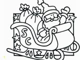 Santa and Sleigh Coloring Pages Printable Coloring Pages Santa and His Sleigh at Getcolorings