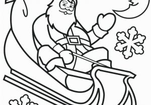 Santa and Sleigh Coloring Pages Printable Coloring Pages Santa and His Sleigh at Getcolorings