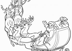 Santa Claus and His Reindeer Coloring Pages Santa S Reindeer Coloring Pages Best Pictures to Color 25 Santas and