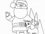 Santa Claus and His Reindeer Coloring Pages Santa S Reindeer Coloring Pages Best Pictures to Color 25 Santas and