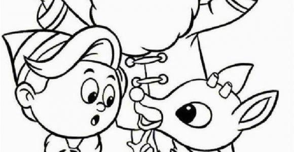 Santa Claus Hat Coloring Page Santa S Helpers Coloring Pages Rudolph Santa Claus and Hermey