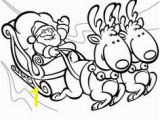 Santa Claus In Sleigh Coloring Page 615 Best Coloring Pages Images