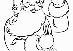 Santa Claus In Sleigh Coloring Page Printable Santa Coloring Pages Free Design