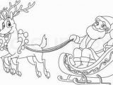 Santa Claus In Sleigh Coloring Page Santa and His Sleigh Coloring Pages