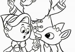 Santa Claus In Sleigh Coloring Page Santa S Helpers Coloring Pages Rudolph Santa Claus and Hermey