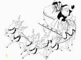 Santa Claus In Sleigh Coloring Page Santa S Sleigh Coloring Pages Christmas Pinterest