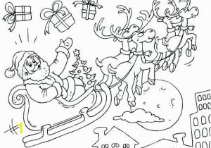 Santa Claus with Reindeer Coloring Pages Sleigh Coloring Page Sleigh Coloring Page Beautiful the Best