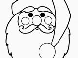 Santa Face Coloring Page Printables Christmas Coloring Page Santa
