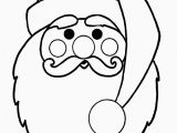 Santa Face Coloring Page Printables Christmas Coloring Page Santa