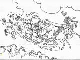 Santa Sleigh and Reindeer Coloring Page Coloring Pages Santa and His Sleigh at Getcolorings