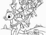 Santa Sleigh and Reindeer Coloring Page Santa Sleigh Coloring Pages Printable at Getcolorings