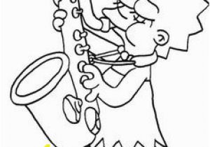 Saxophone Coloring Pages 110 Best Coloring Pages the Simpsons Images On Pinterest