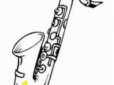 Saxophone Coloring Pages 34 Best Instrument Coloring Pages Images On Pinterest