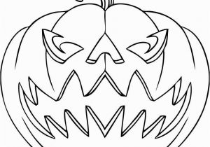 Scared Face Coloring Page Halloween to Print and Color for Free