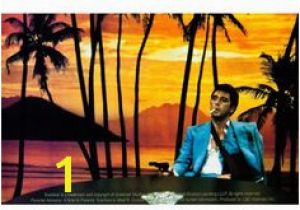 Scarface Sunset Wall Mural tony Montana Scarface Scarface Pinterest