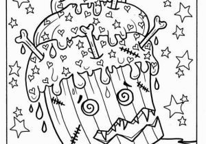 Scary Coloring Pages for Adults Halloween Cupcakes Part 2 Printables Adult Coloring Fun