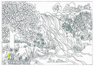 Scenic Coloring Pages Adults Free Coloring Pages for Adults Landscapes – Pusat Hobi