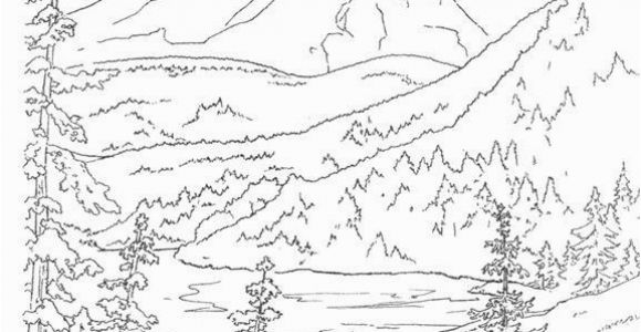 Scenic Coloring Pages Adults Woods Landscape Coloring Pages Google Search