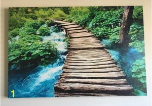 Scenic Wall Murals Nature Beautiful Large Nature Waterfall Wall Art Picture 32”x48"