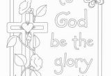 School Age Coloring Pages Glory Of the Lord Coloring Page