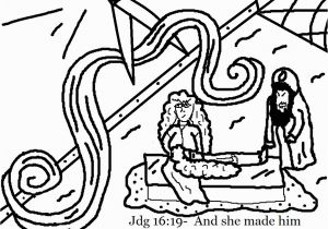 School Age Coloring Pages Samson Coloring Pages