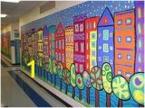 School Murals Paintings More Fence Mural Ideas Back Yard