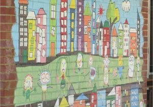 School Wall Mural Painting Colourfulworld Monday Mural Kindy Fun Ii