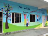 School Wall Mural Painting Educational theme Wall Painting