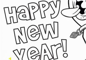 Scooby Doo Color Pages Scooby Doo Coloring Page Happy New Year Scooby