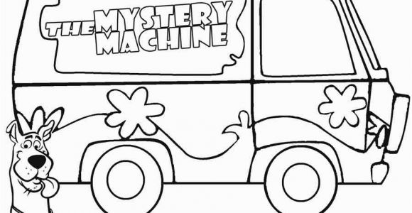 Scooby Doo Coloring Pages Mystery Machine Printable Scooby Doo Coloring Pages for Kids