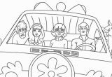 Scooby Doo Coloring Pages Mystery Machine Scoob Mystery Machine Coloring Page