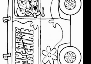 Scooby Doo Coloring Pages Mystery Machine the Mystery Machine Colouring Pages Page 2 Coloring Home