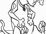 Scooby Doo Easter Coloring Pages Scooby Doo Coloring Page Very Eating Coloring