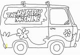 Scooby Doo Mystery Machine Coloring Pages Coloring the Mystery Machine Picture