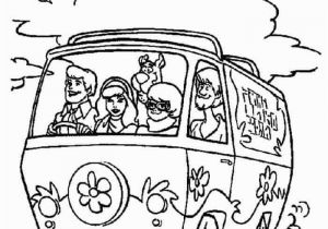 Scooby Doo Mystery Machine Coloring Pages Scooby Doo Coloring Pages Printable