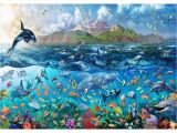 Sea Life Murals Photo Wall Mural Free Rainbow Tropical Underwater Ocean Sea Life