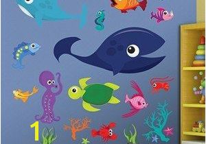 Sea Life Wall Murals Always Growing and Changing Just Like Our Kids Drawing