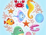 Sea Life Wall Murals Sea Creatures Background 2 Wall Mural • Pixers • We Live to Change