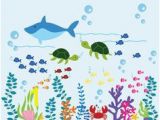 Sea Life Wall Murals Under the Sea” Peel & Stick Boys Nursery Wall Decals In 2019