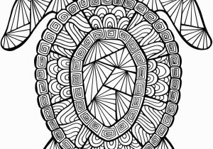 Sea Turtle Coloring Pages for Adults Detailed Sea Turtle Advanced Coloring Page